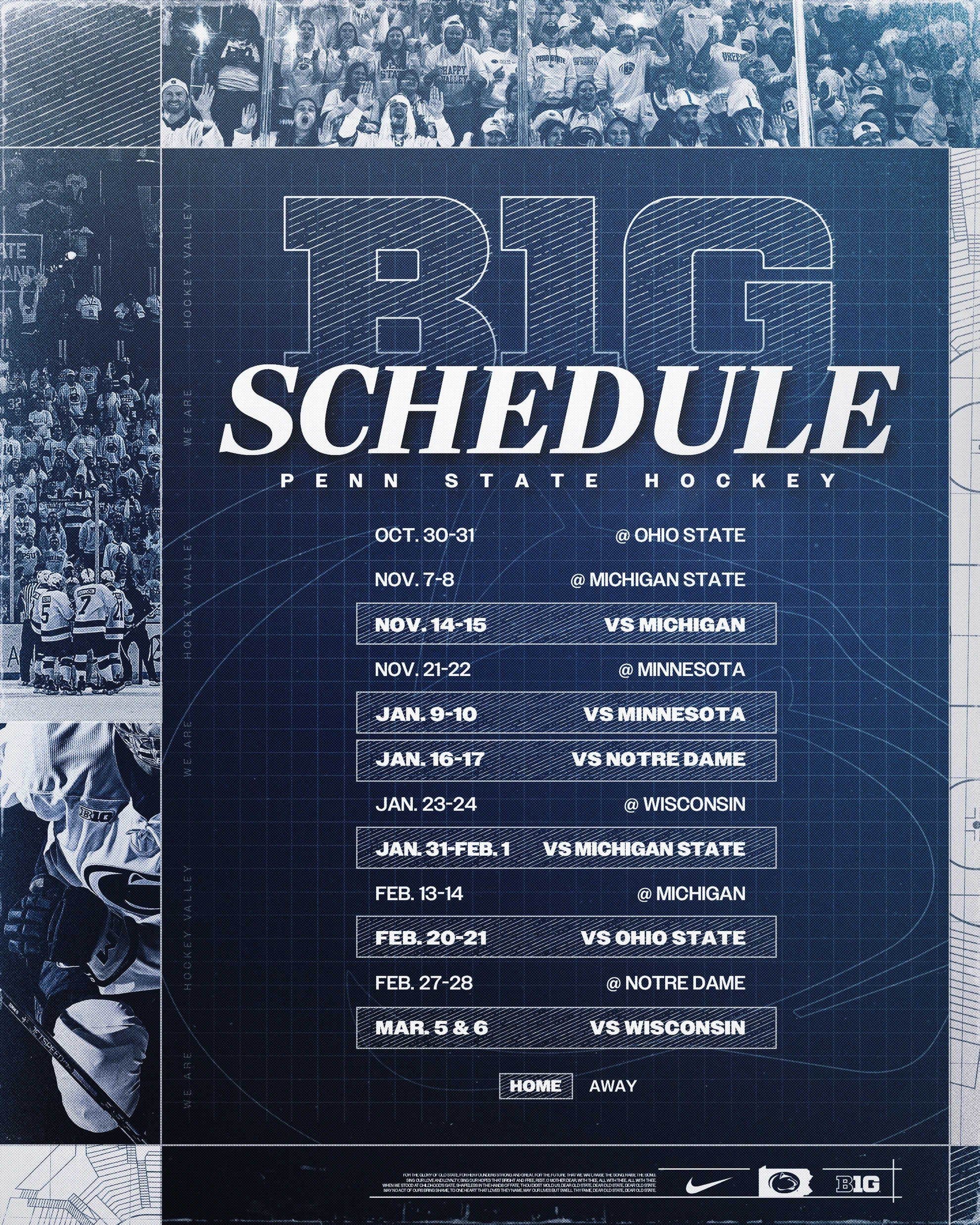 Men s Hockey Announces 2025 26 B1G Schedule Penn State Official Athletics Website Men s Hockey Announces 2025 26 B1G Schedule Penn State Official Athletics Website