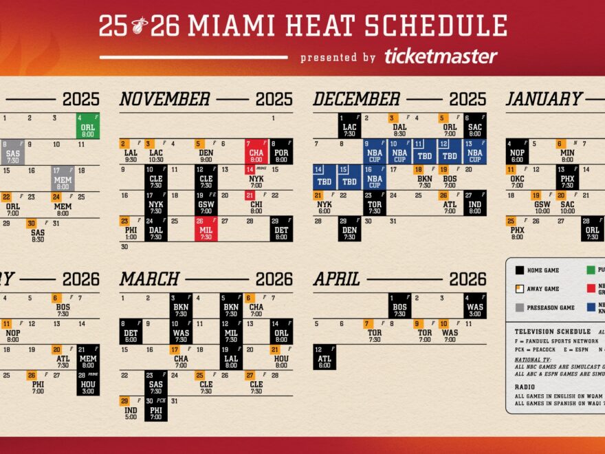 Miami HEAT On X Which Game Are You Immediately Circling On Your Calendar Schedule Release Ticketmaster Https t co 6BmQiUUKwF X