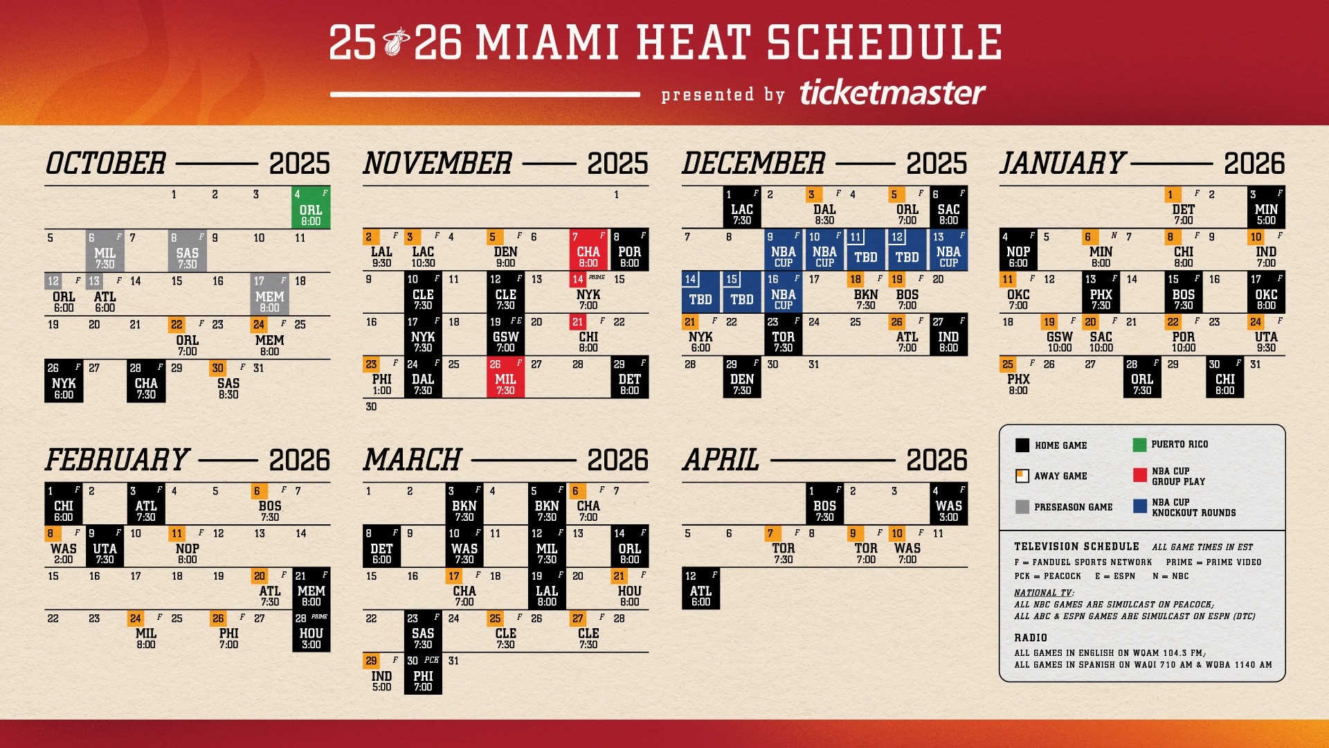 Miami HEAT On X Which Game Are You Immediately Circling On Your Calendar Schedule Release Ticketmaster Https t co 6BmQiUUKwF X
