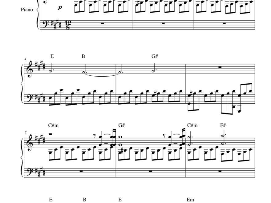 Moonlight Sonata Sheet Music By Chas Hathaway
