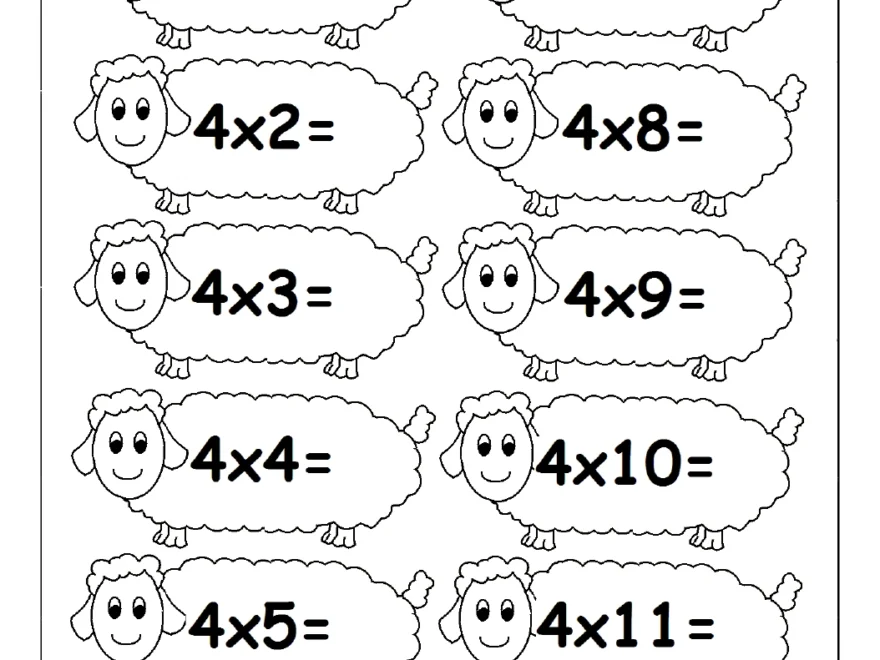 Multiplication Times Tables Worksheets 2 3 4 Times Tables Three Worksheets FREE Printable Worksheets Worksheetfun