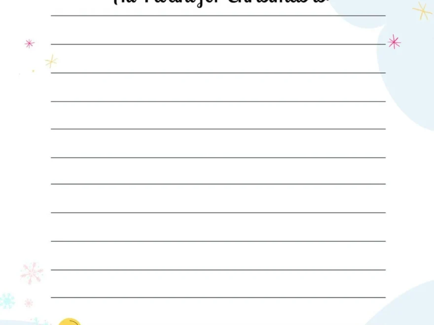 My Christmas List Cute Printable Worksheet Kid friendly Gift Christmas List Letter To Santa Holiday List Instant Download Etsy