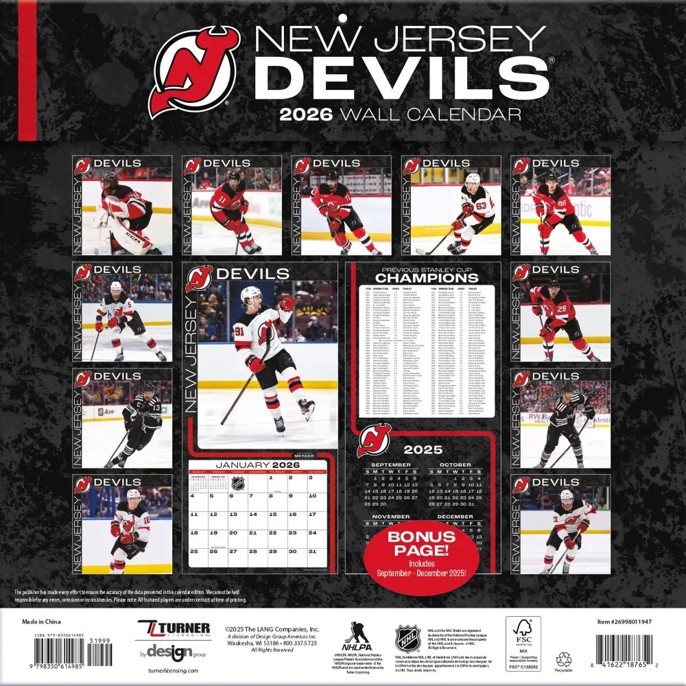 Printable Devils Schedule 2026