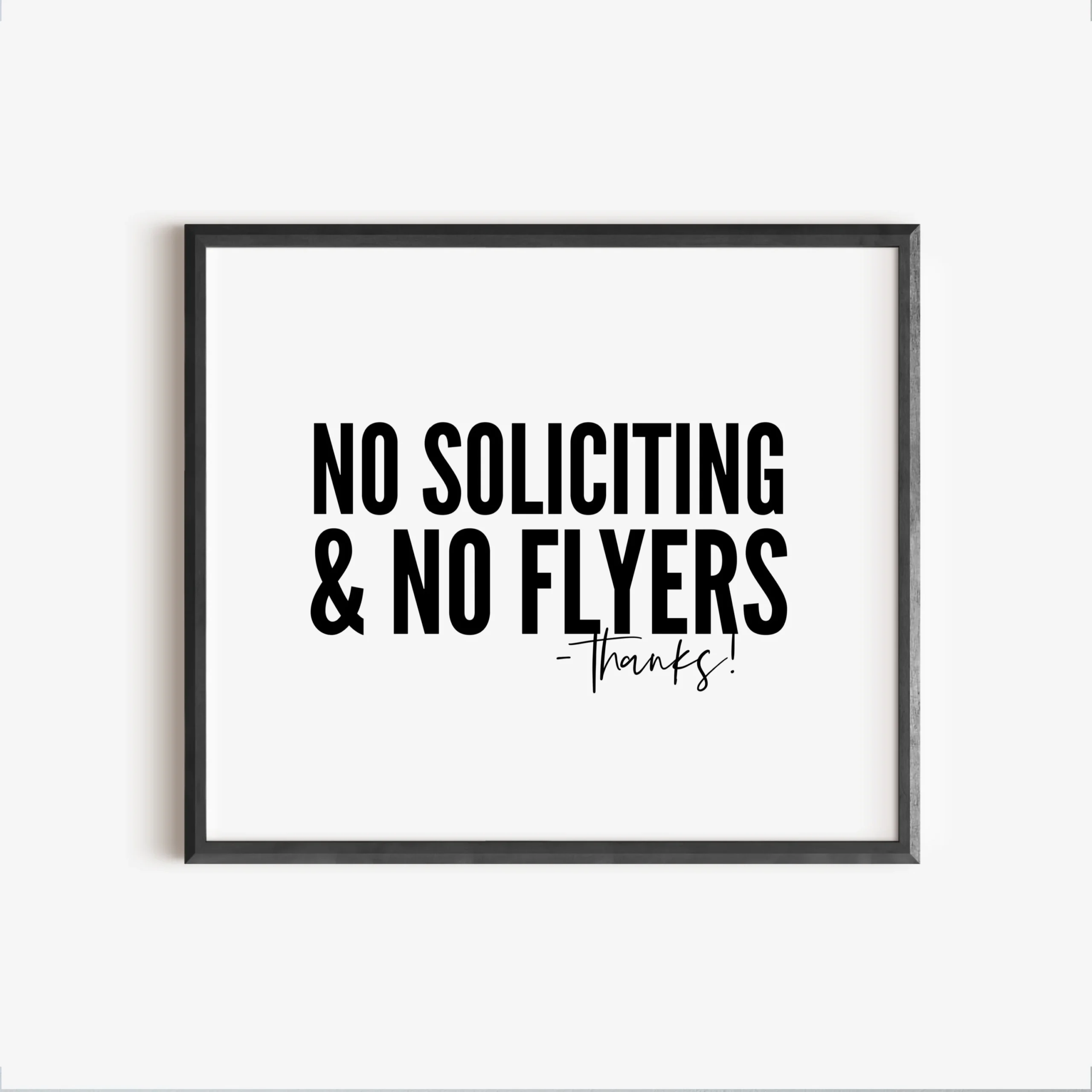 No Soliciting No Flyers Sign Digital Printable Front Door Sign Etsy No Soliciting No Flyers Sign Digital Printable Front Door Sign Etsy