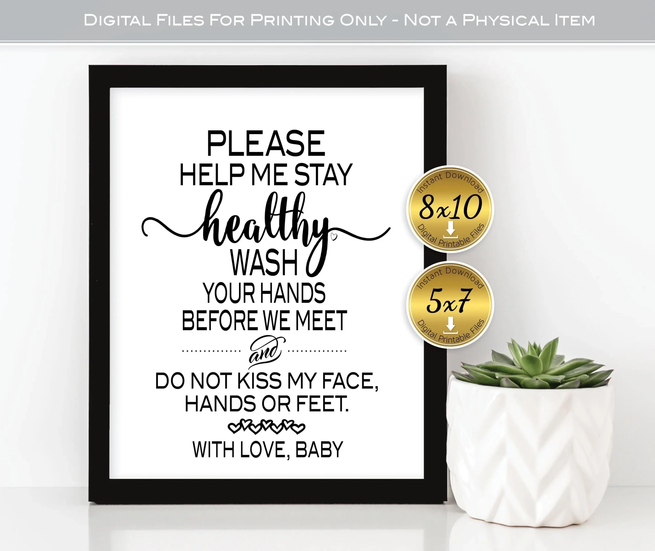 No Visitors Sign Baby Etsy No Visitors Sign Baby Etsy