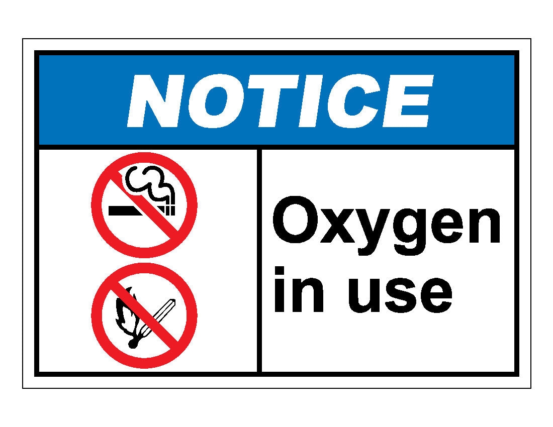 Free Printable Oxygen Warning Signs