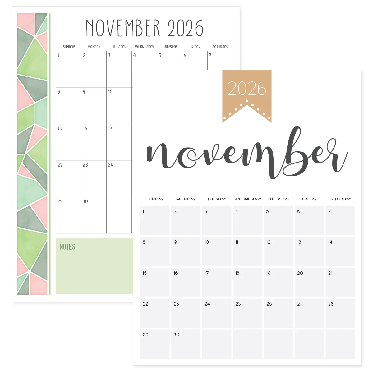 Free November 2026 Happy Planner Printables Free November 2026 Happy Planner Printables