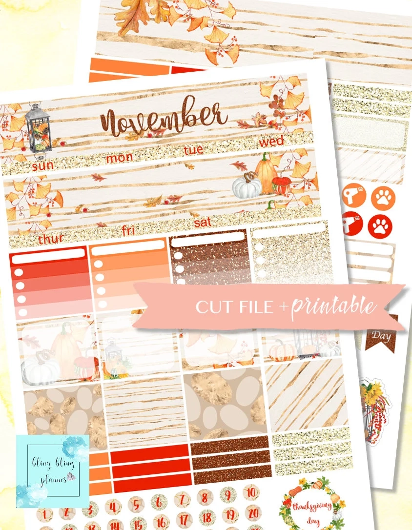 NOVEMBER MONTHLY KIT Printable Fall Stickers Monthly Spread Erin Condren Monthly Kit Printable Monthly Stickers Silhouette Cut Files Etsy NOVEMBER MONTHLY KIT Printable Fall Stickers Monthly Spread Erin Condren Monthly Kit Printable Monthly Stickers Silhouette Cut Files Etsy
