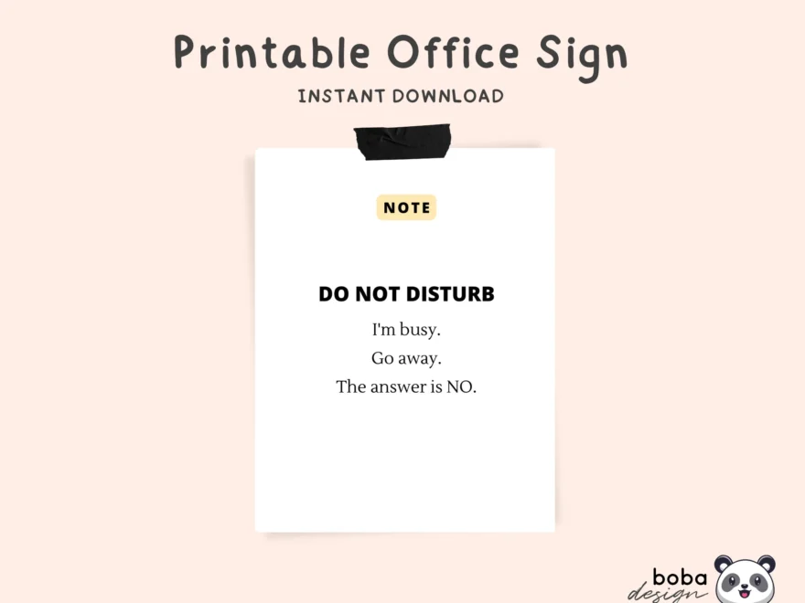 Office Signs Do Not Disturb Printable Funny Door Sign School Funny Door Signs Funny Do Not Disturb Door Signs Printable instant Download Etsy