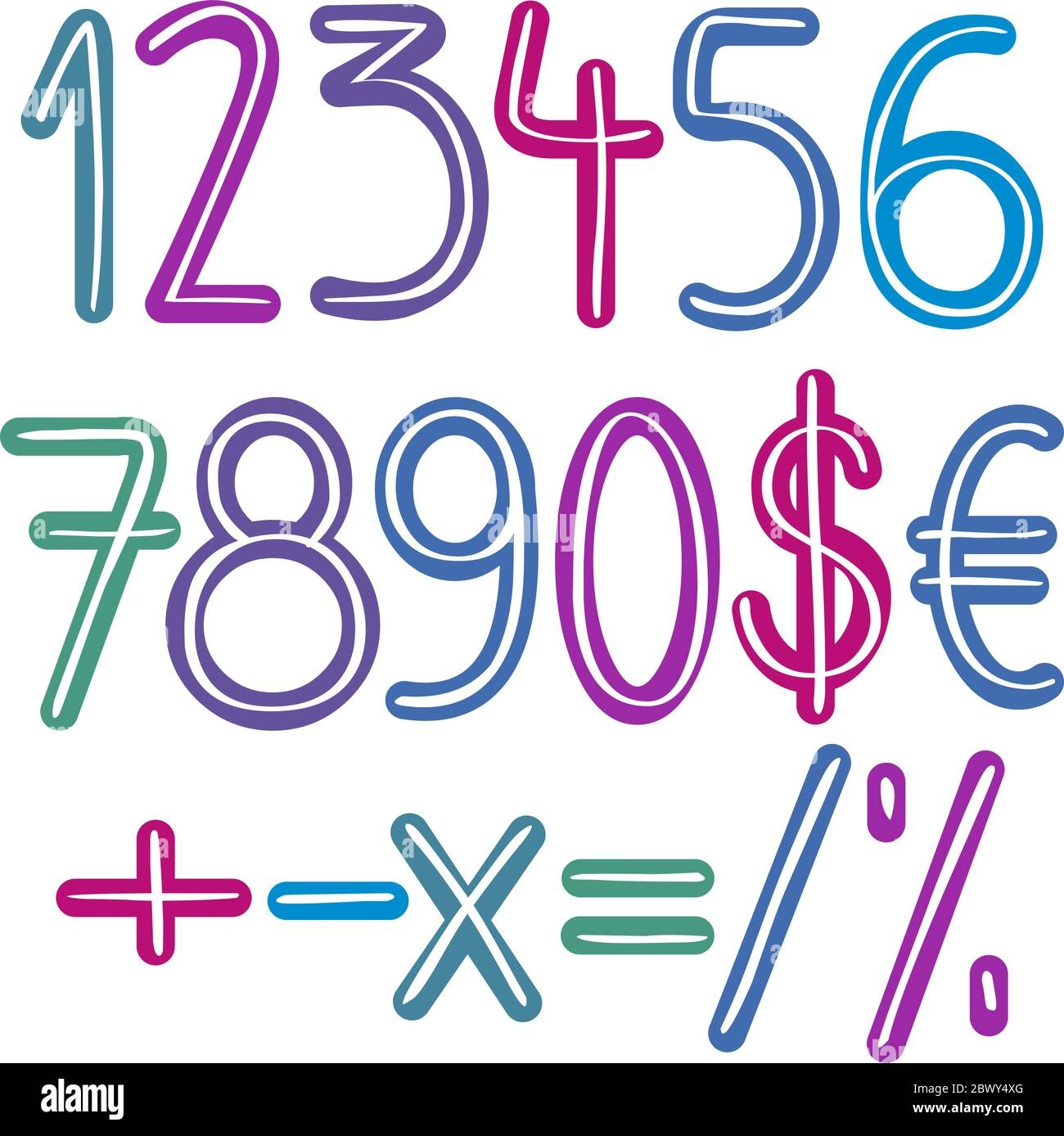 Old Print Numbers Stock Vector Images Alamy Old Print Numbers Stock Vector Images Alamy