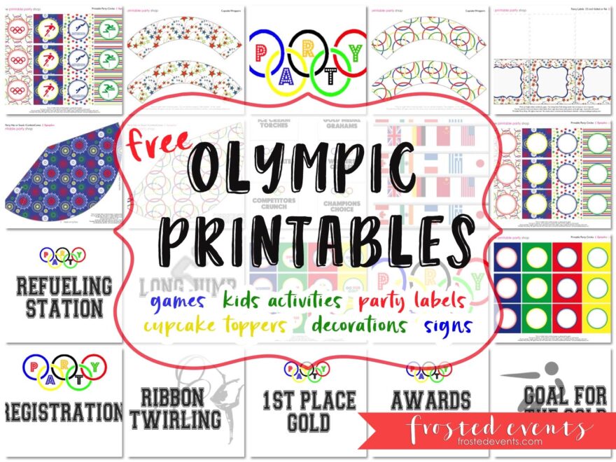Olympics For Kids Fun Olympic Games And Party Printables