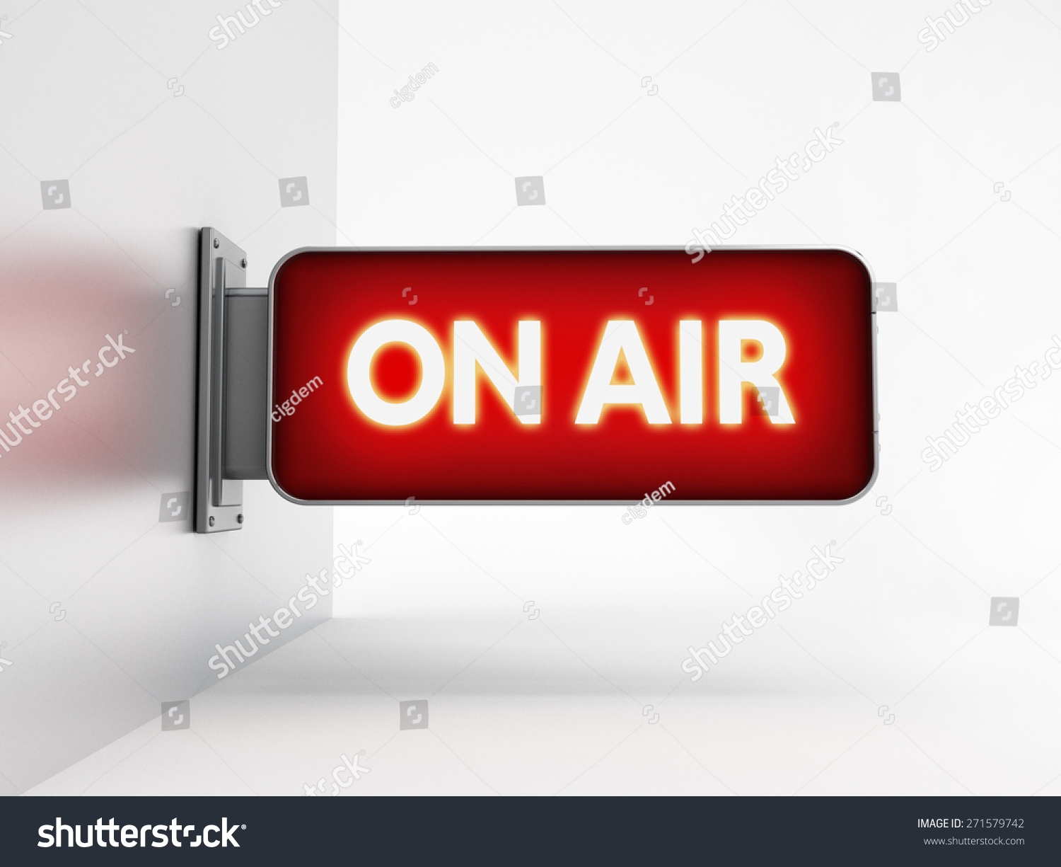 On Air Sign On White Background Stock Illustration 271579742 Shutterstock