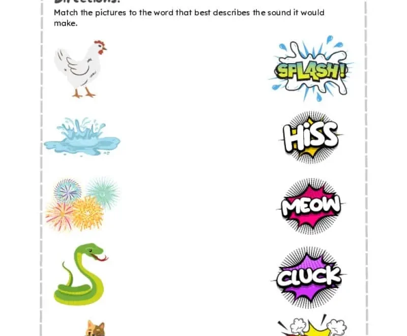 Onomatopoeia Examples And Activities ReadingVine