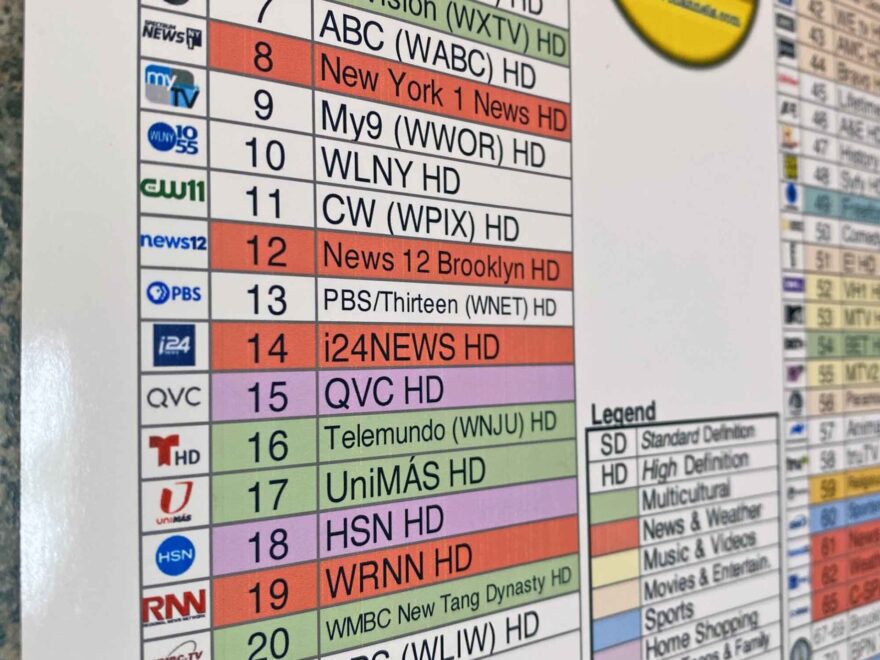 OPTIMUM TV Channel Lineup BROOKLYN Printable TV Channel Guides