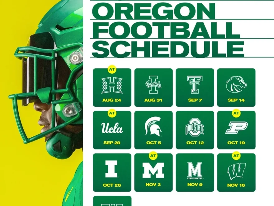 Oregon Football 2024 Schedule R ducks