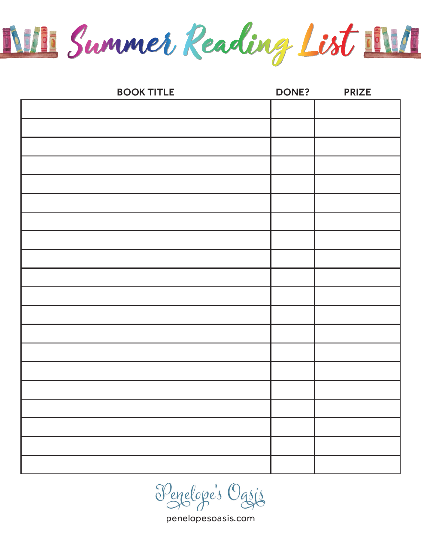 Our Summer Reading Lists A Summer Reading List Printable Penelope Guzman New York Freelance Writer And Photographer Our Summer Reading Lists A Summer Reading List Printable Penelope Guzman New York Freelance Writer And Photographer