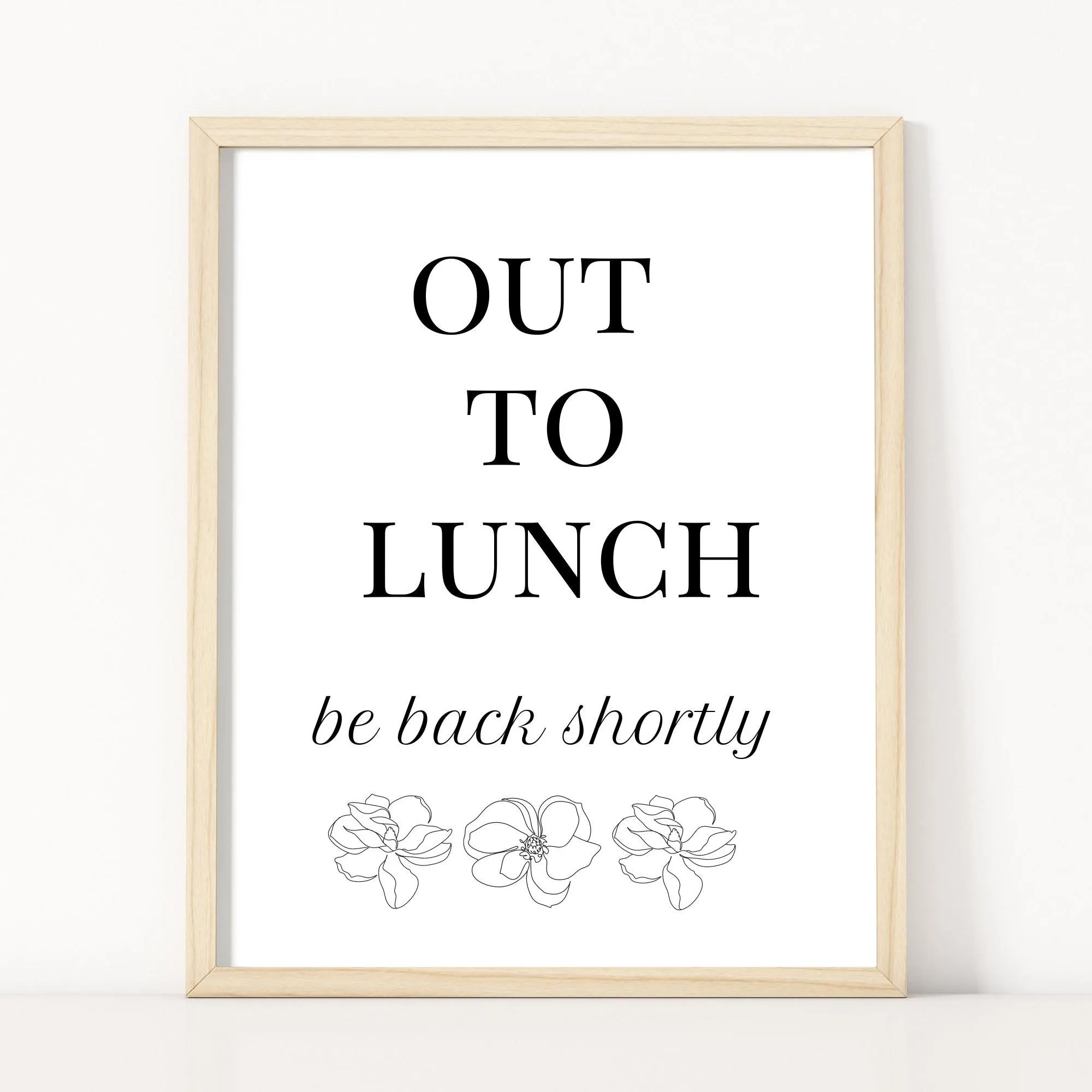 Printable Office Signs On Break