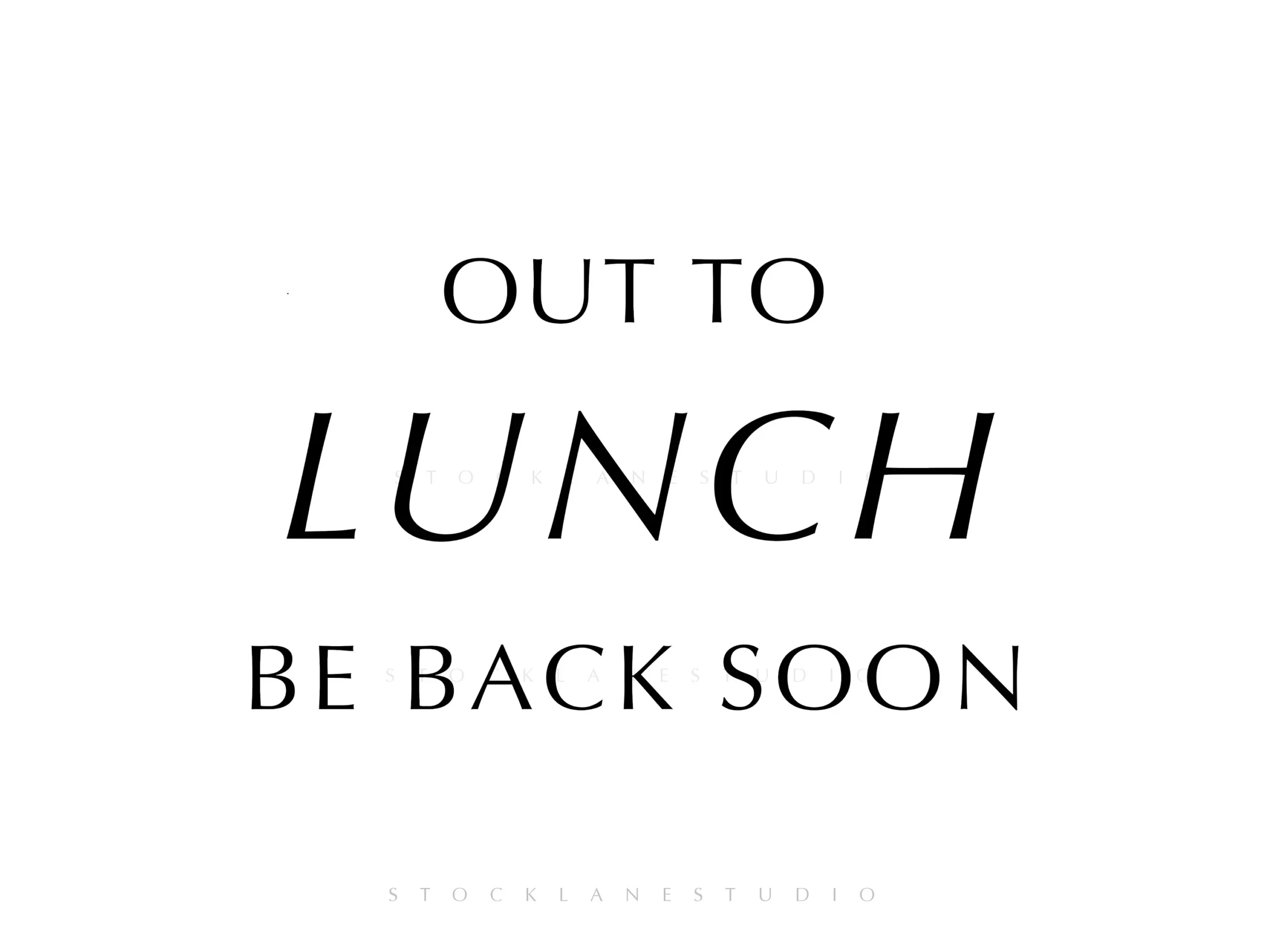 Out To Lunch Signs Printable Out To Lunch Signs Printable
