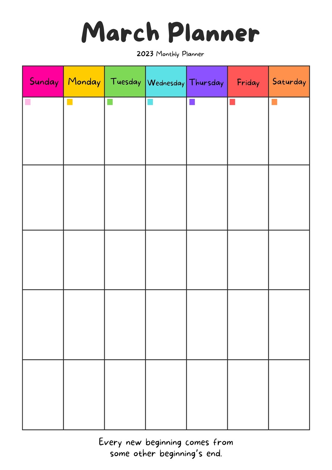 Page 4 Free Printable Cute Planner Templates To Edit Online Canva