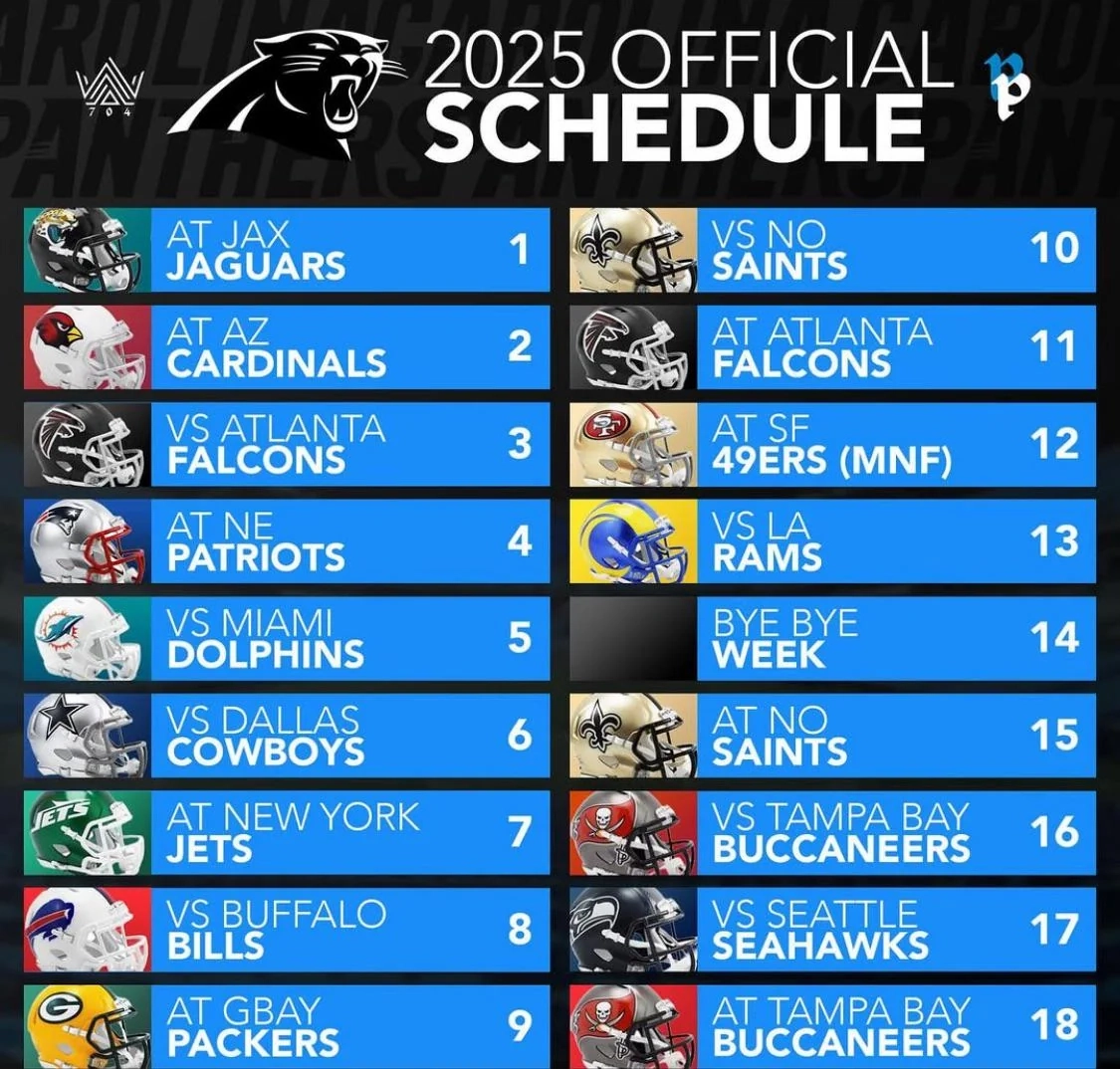 Panthers 2025 Schedule R panthers Panthers 2025 Schedule R panthers