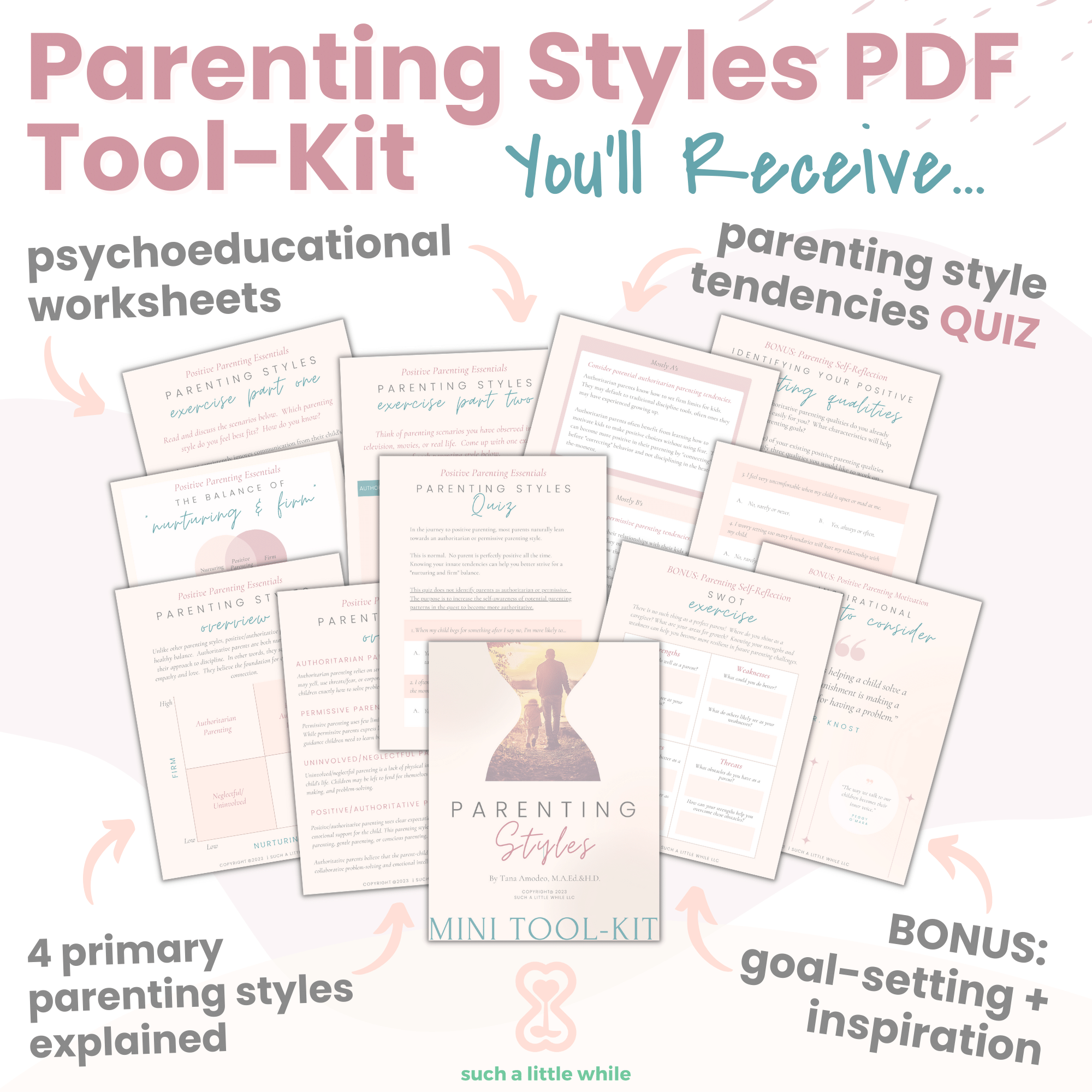 Parenting Styles PDF With Quiz Printable Workbook Such A Little While