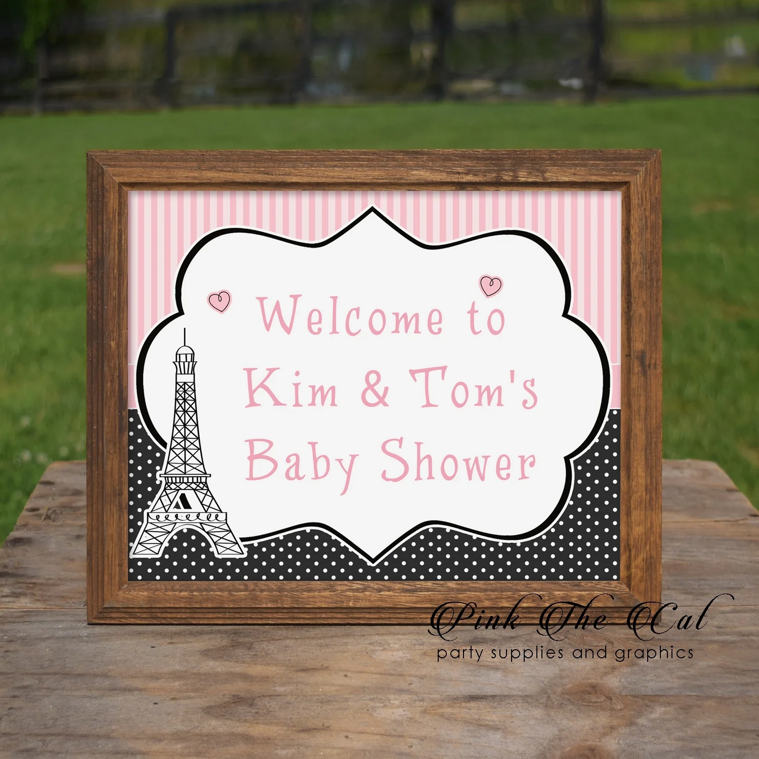 Printable Eiffel Tower Signs