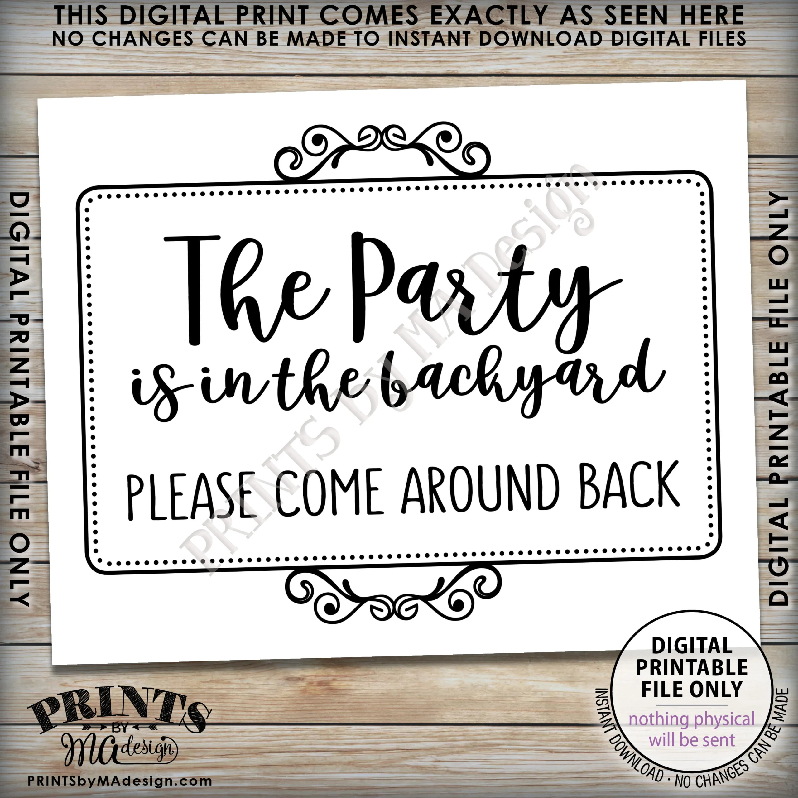 Printable Please Come Again Signs