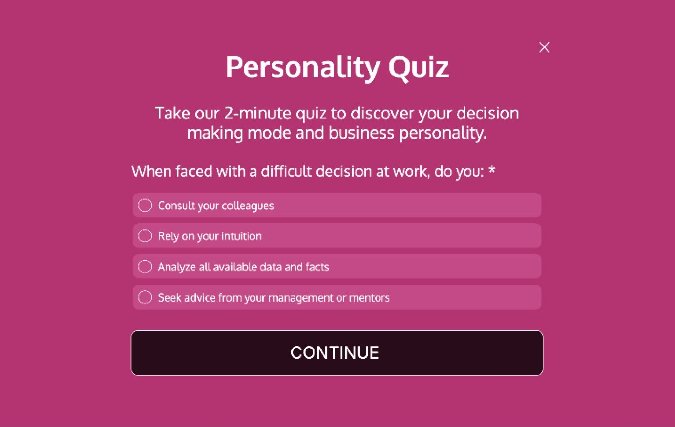 Personality Quiz Template Visme Personality Quiz Template Visme