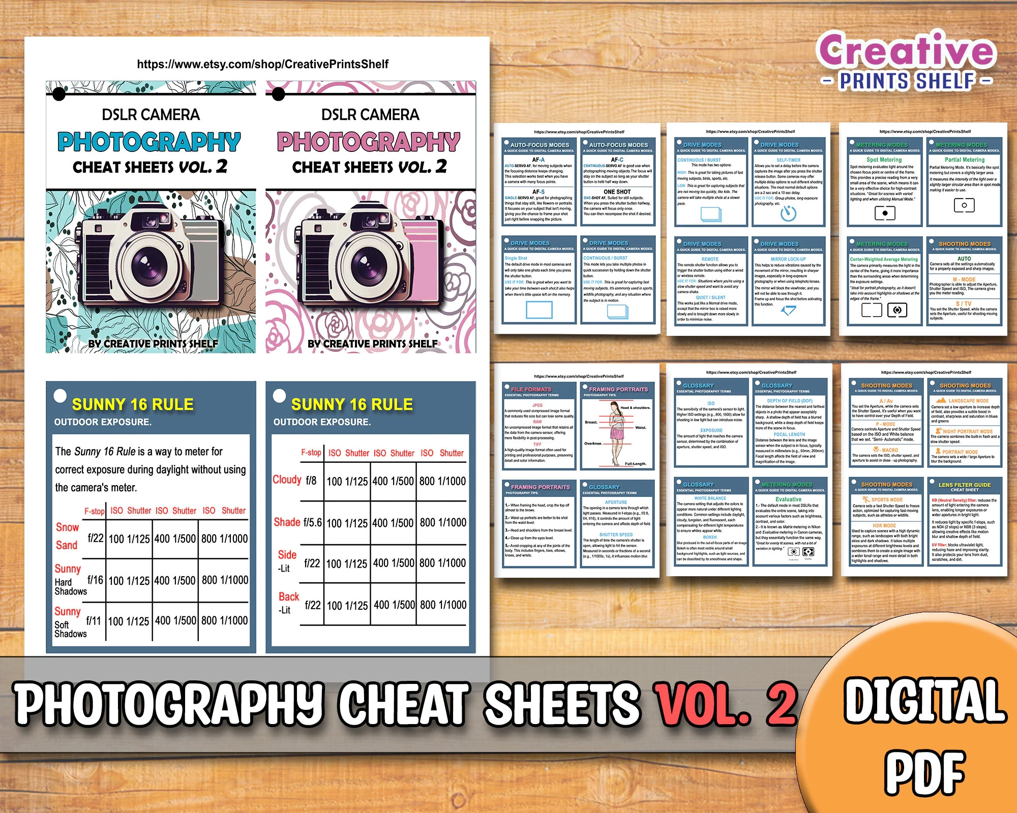 Printable Manual Dslr Guides
