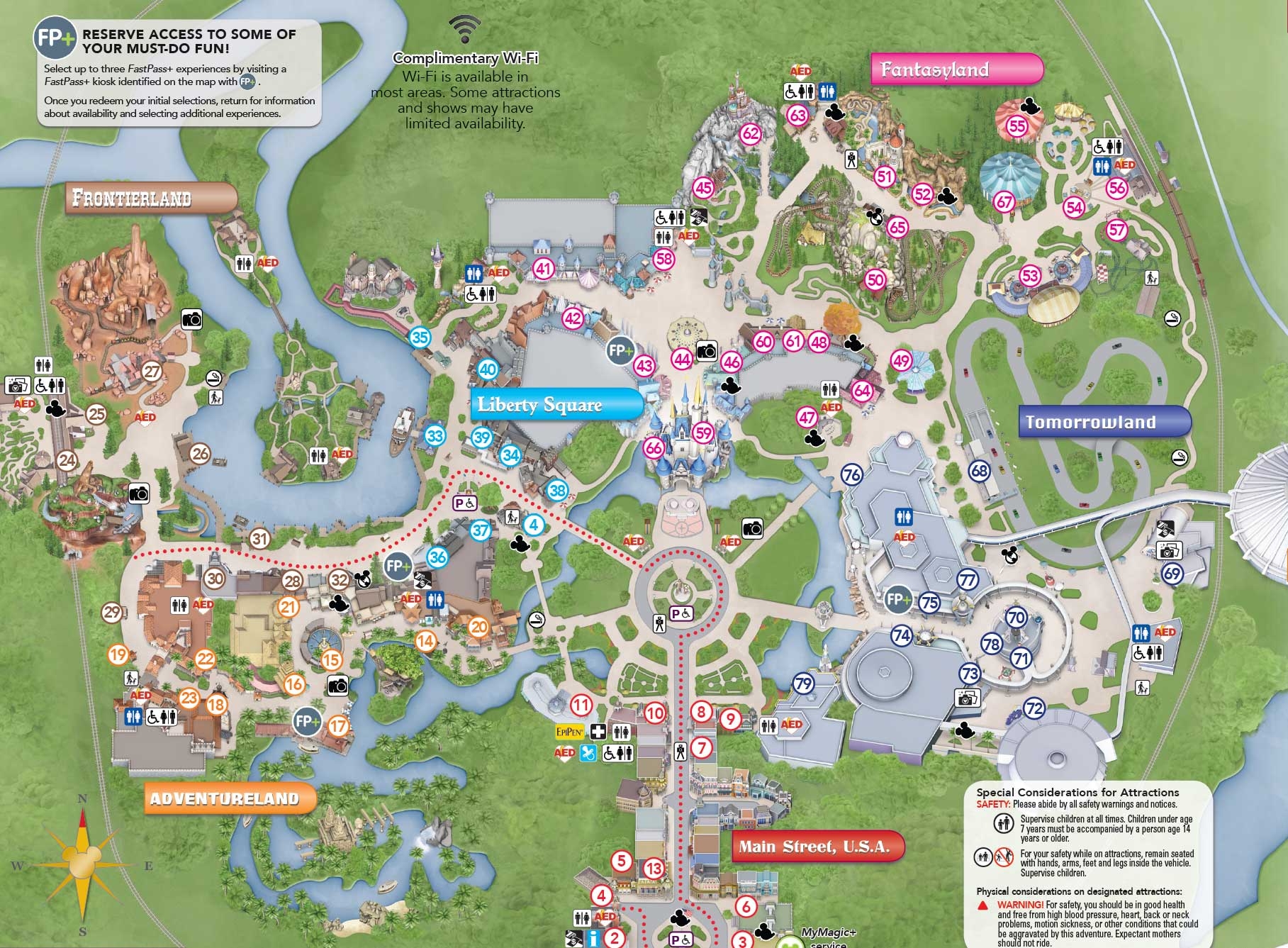 Printable Guide Map Magic Kingdom Printable Guide Map Magic Kingdom