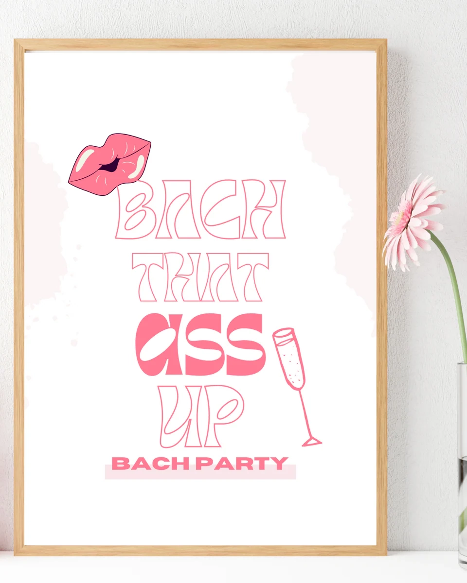 Cute Bachelorette Printable Signs