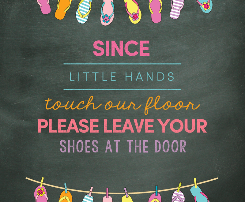 Please Remove Your Shoes Print Let s DIY It All With Kritsyn Merkley