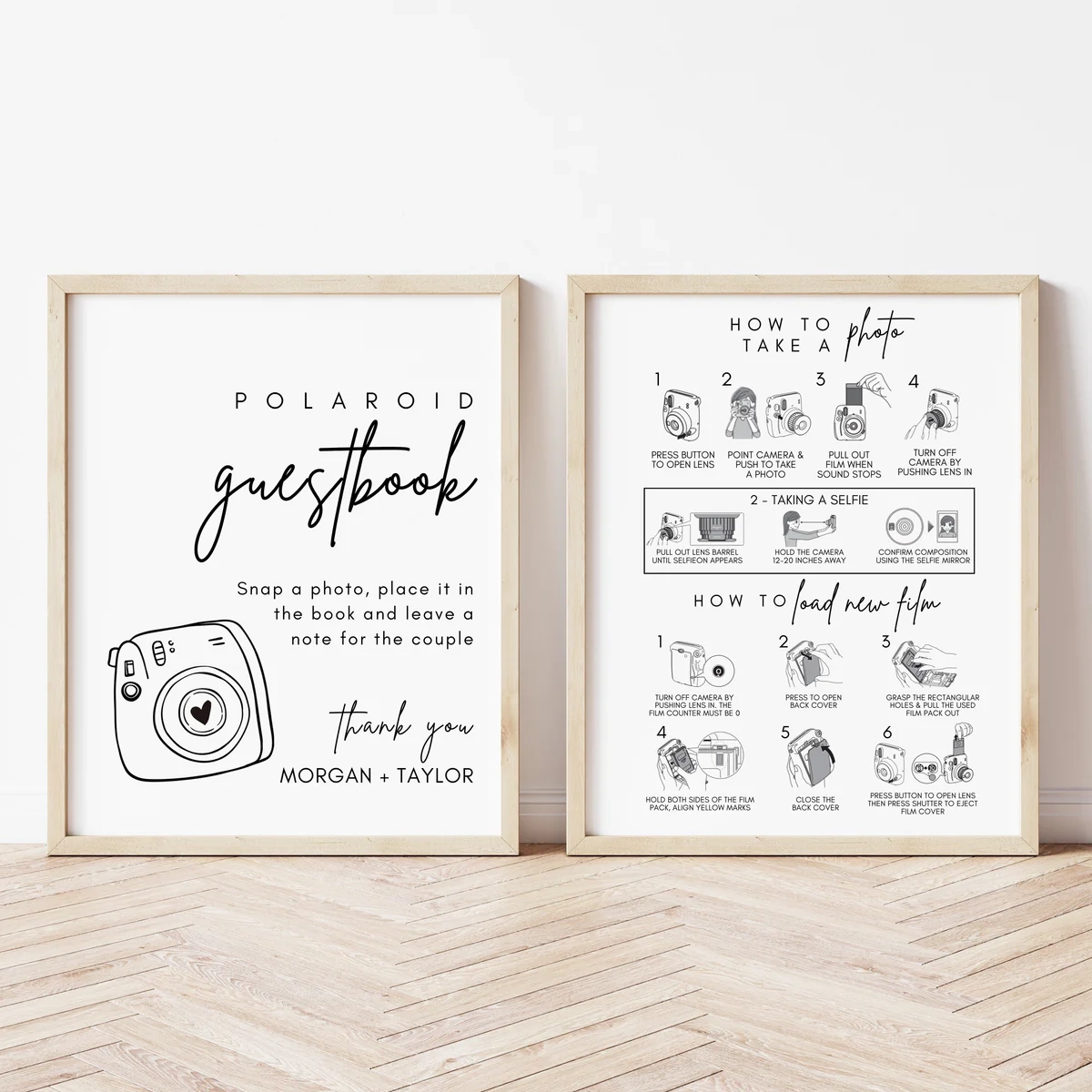 Polaroid Guest Book Sign Free Printable Polaroid Guest Book Sign Free Printable