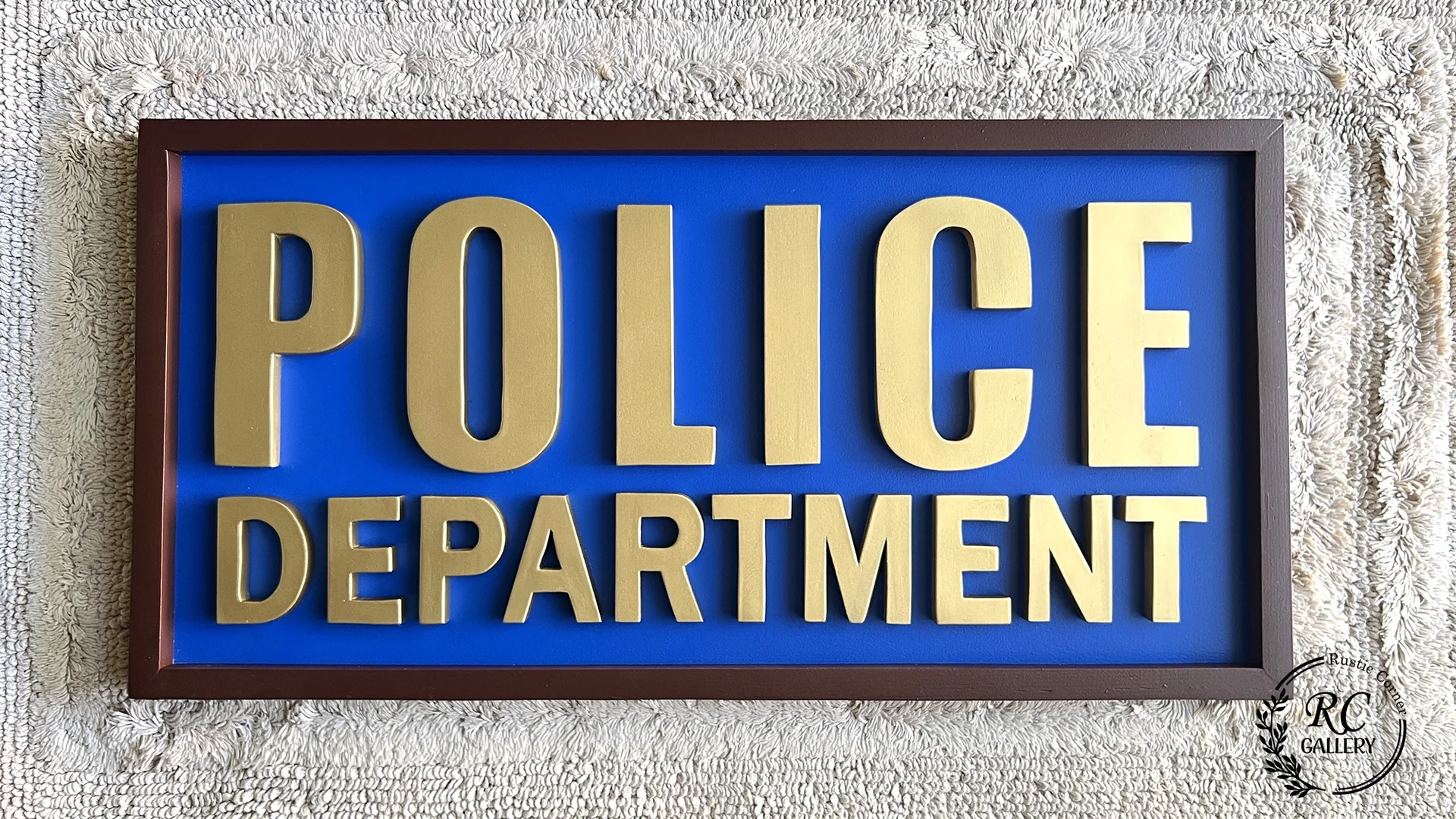 Police Department Custom Sign Rustic Corner Gallery Police Department Custom Sign Rustic Corner Gallery