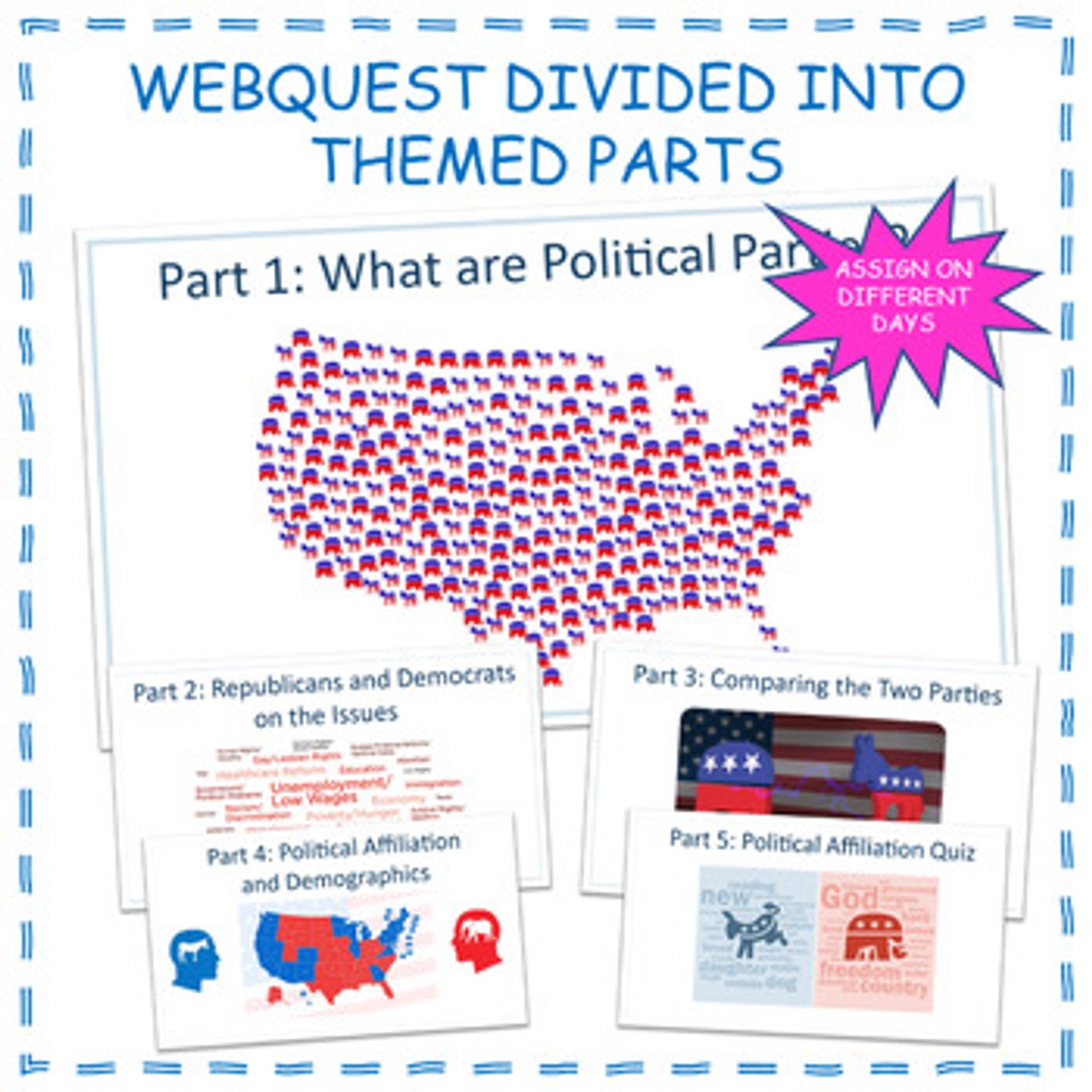 Political Ideology Quiz For Students Printable