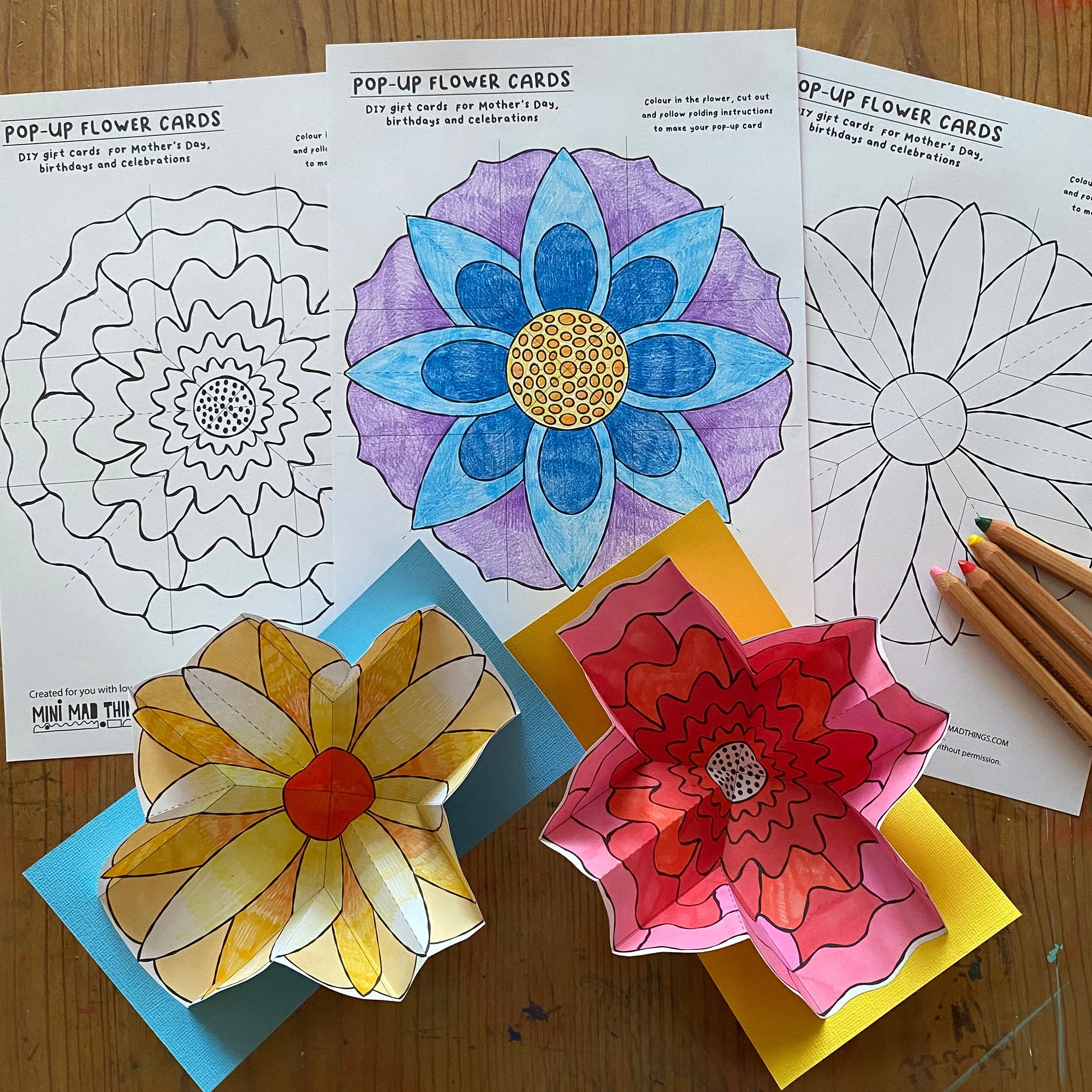 Pop Up Card Guide Printable Pop Up Card Guide Printable