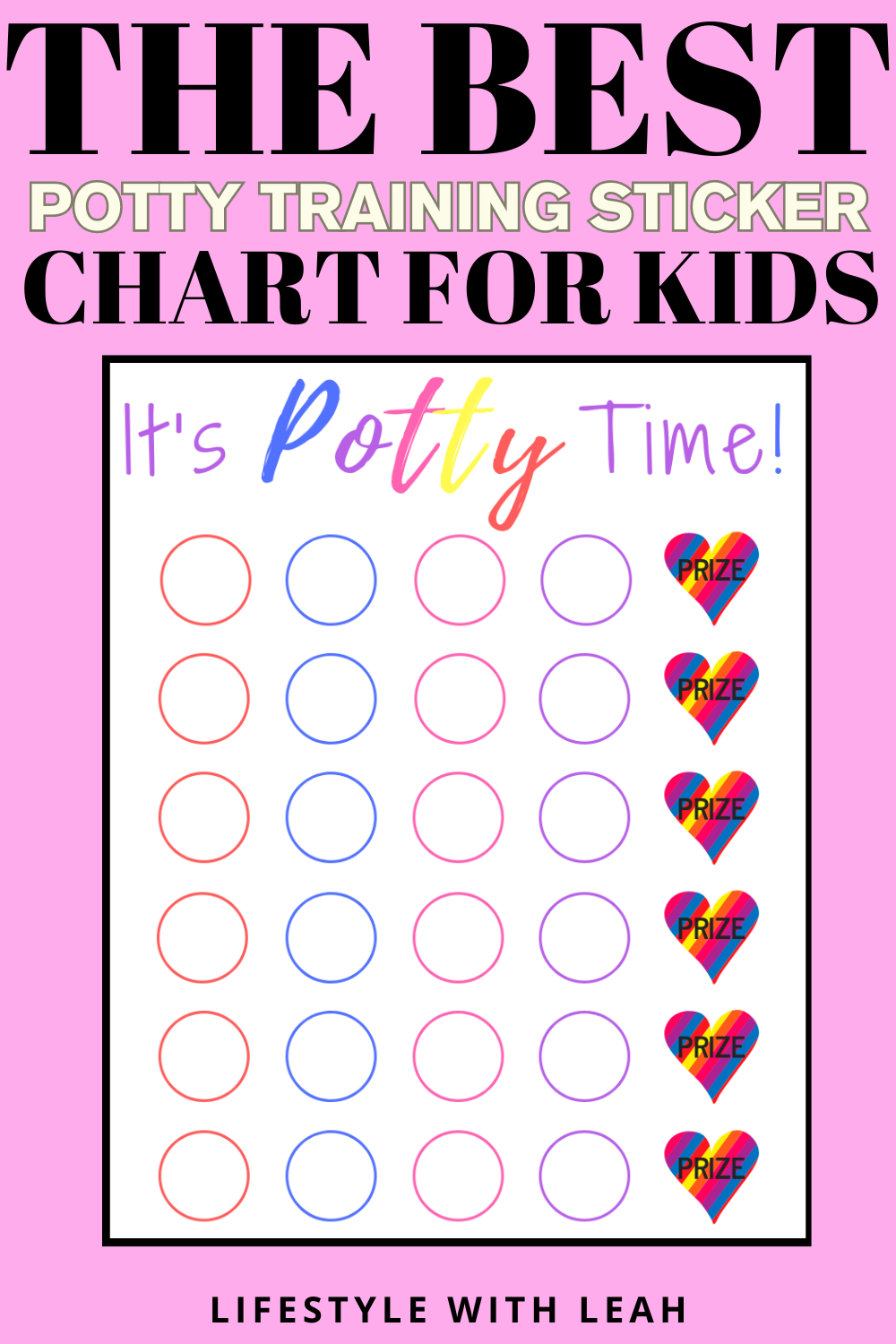 Potty Training Sticker Chart Free Printable Lifestyle With Leah Potty Training Sticker Chart Free Printable Lifestyle With Leah