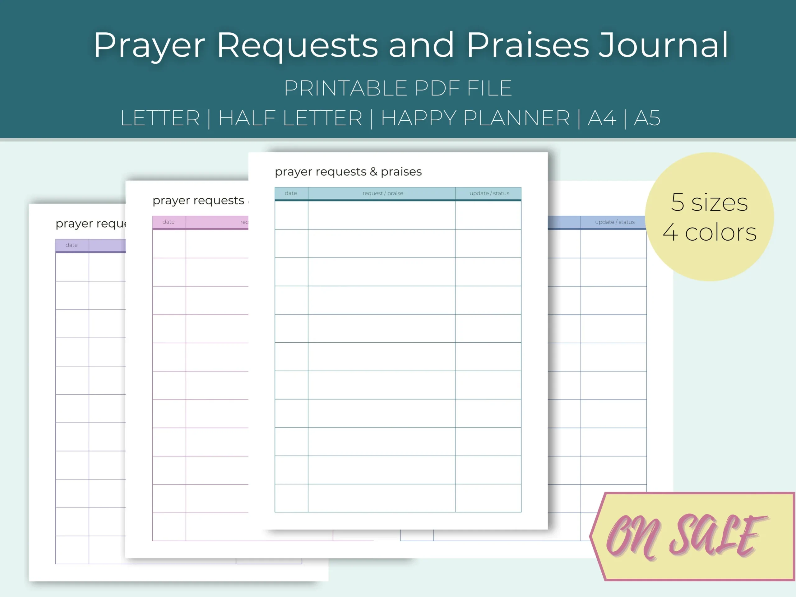 Prayer Request And Praise Page Prayer Journal Christian Planner Letter Half Letter Happy Planner A4 A5 Digital Printable PDF Etsy Prayer Request And Praise Page Prayer Journal Christian Planner Letter Half Letter Happy Planner A4 A5 Digital Printable PDF Etsy