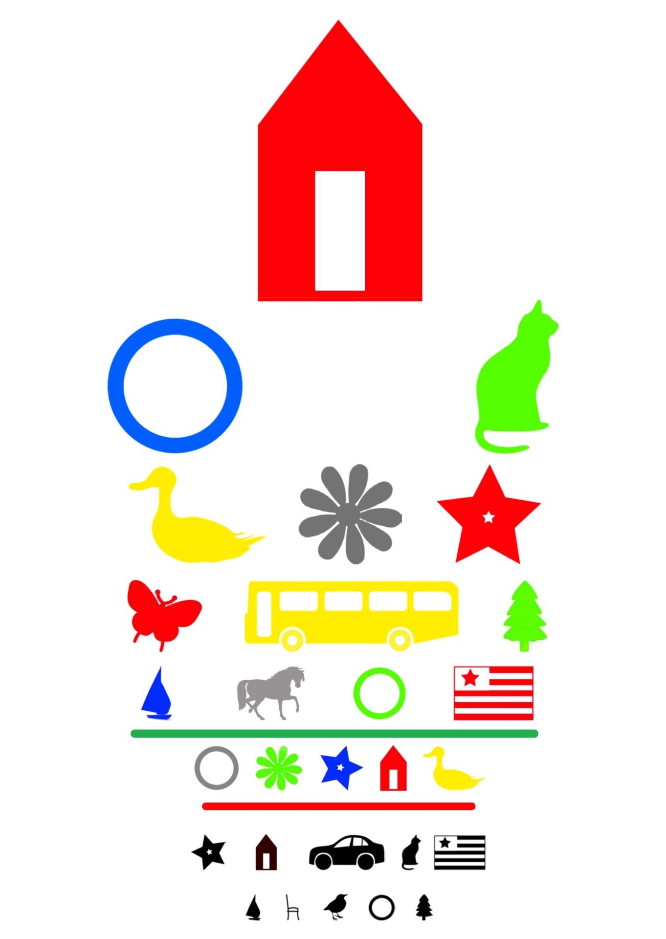 Preschool Eye Charts 10 Free PDF Printables Printablee Worksheets Library