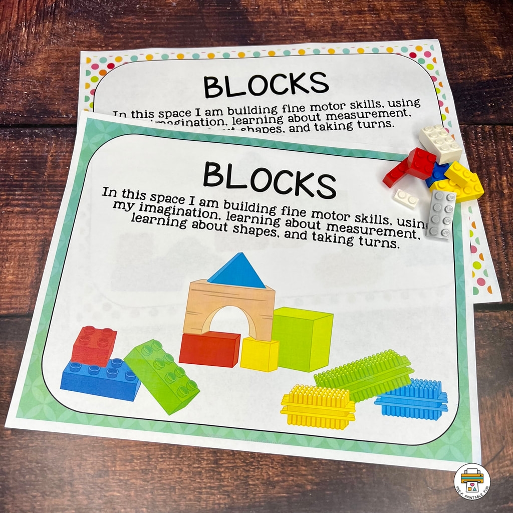 Preschool Learning Center Signs Editable Preschool Learning Center Signs Editable