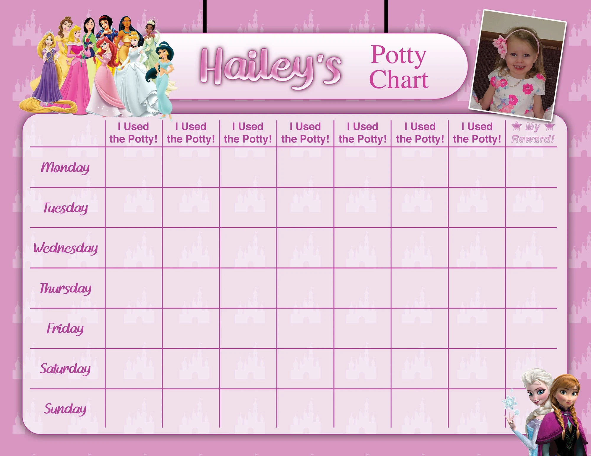Princess Potty Chart Potty Training Chart Potty Reward Chart Potty Sticker Chart Customized Personalized Printable Etsy Princess Potty Chart Potty Training Chart Potty Reward Chart Potty Sticker Chart Customized Personalized Printable Etsy