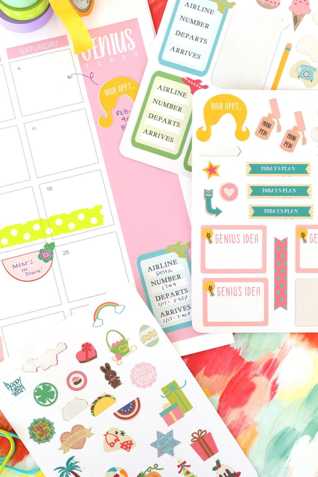 Cricut Printable Planner Stickers
