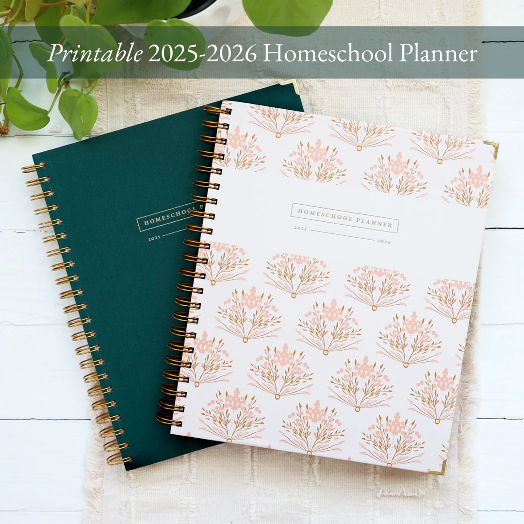 Printable 2025 2026 Homeschool Planner Digital Download Brighter Day Press