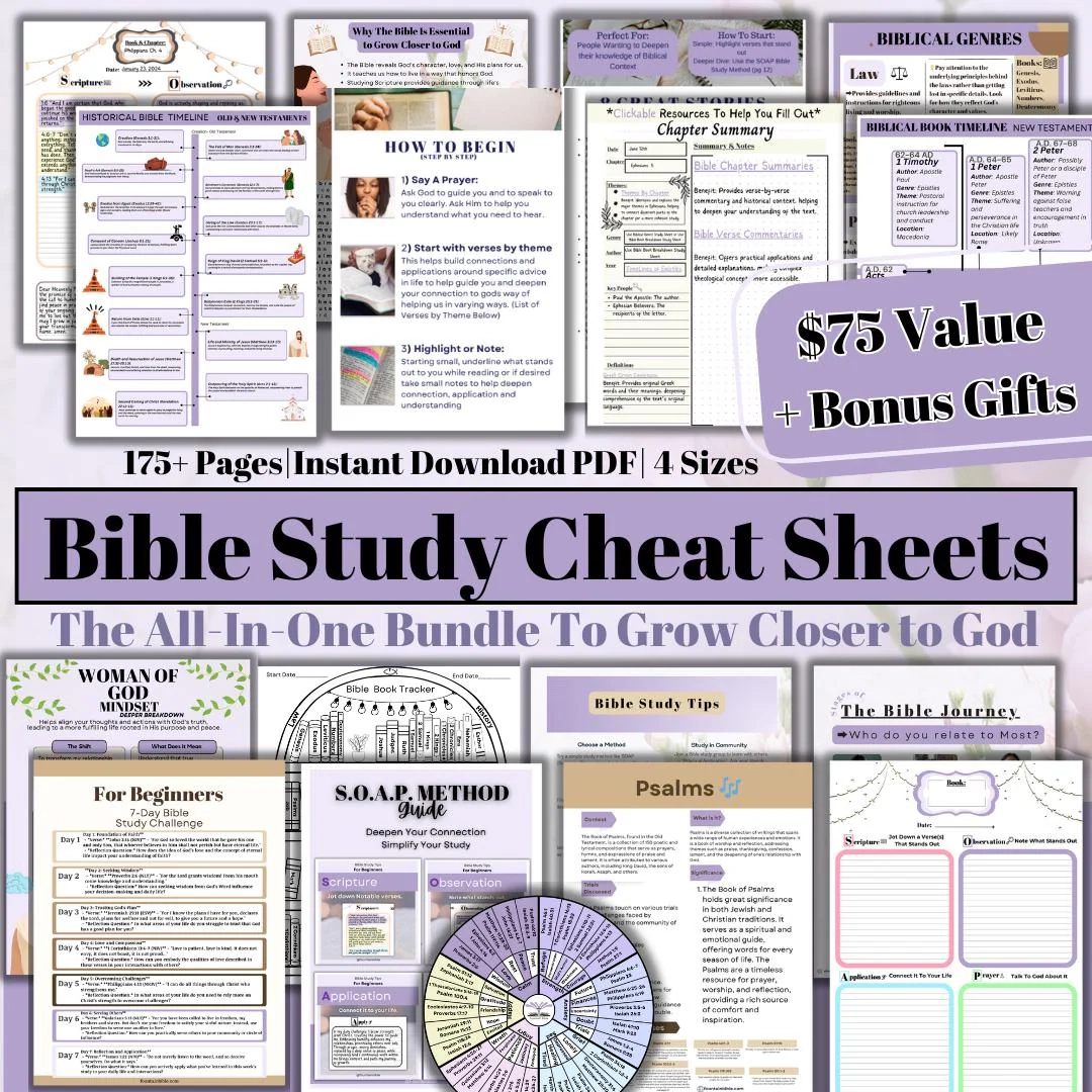 Printable Notes Study Guide Cheat Sheet