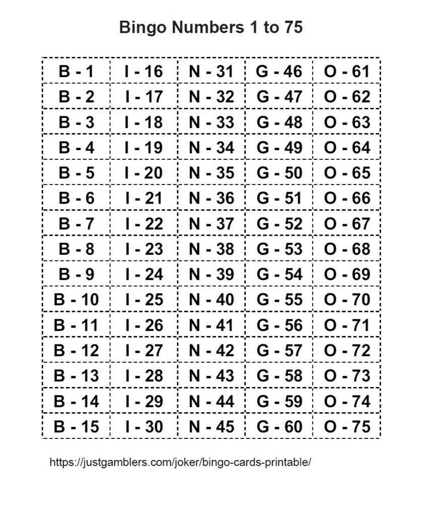 Printable Bingo Cards For Free Download PDFs Printable Bingo Cards For Free Download PDFs