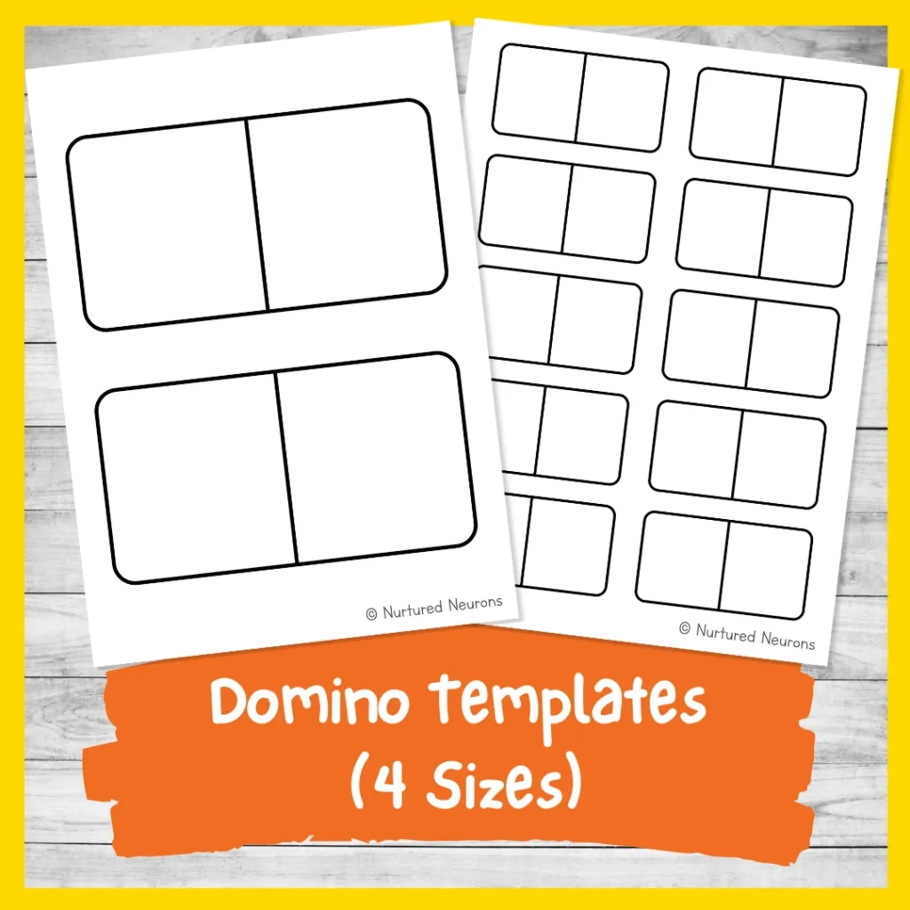 Free Printable Domino Color Sheet Free Printable Domino Color Sheet