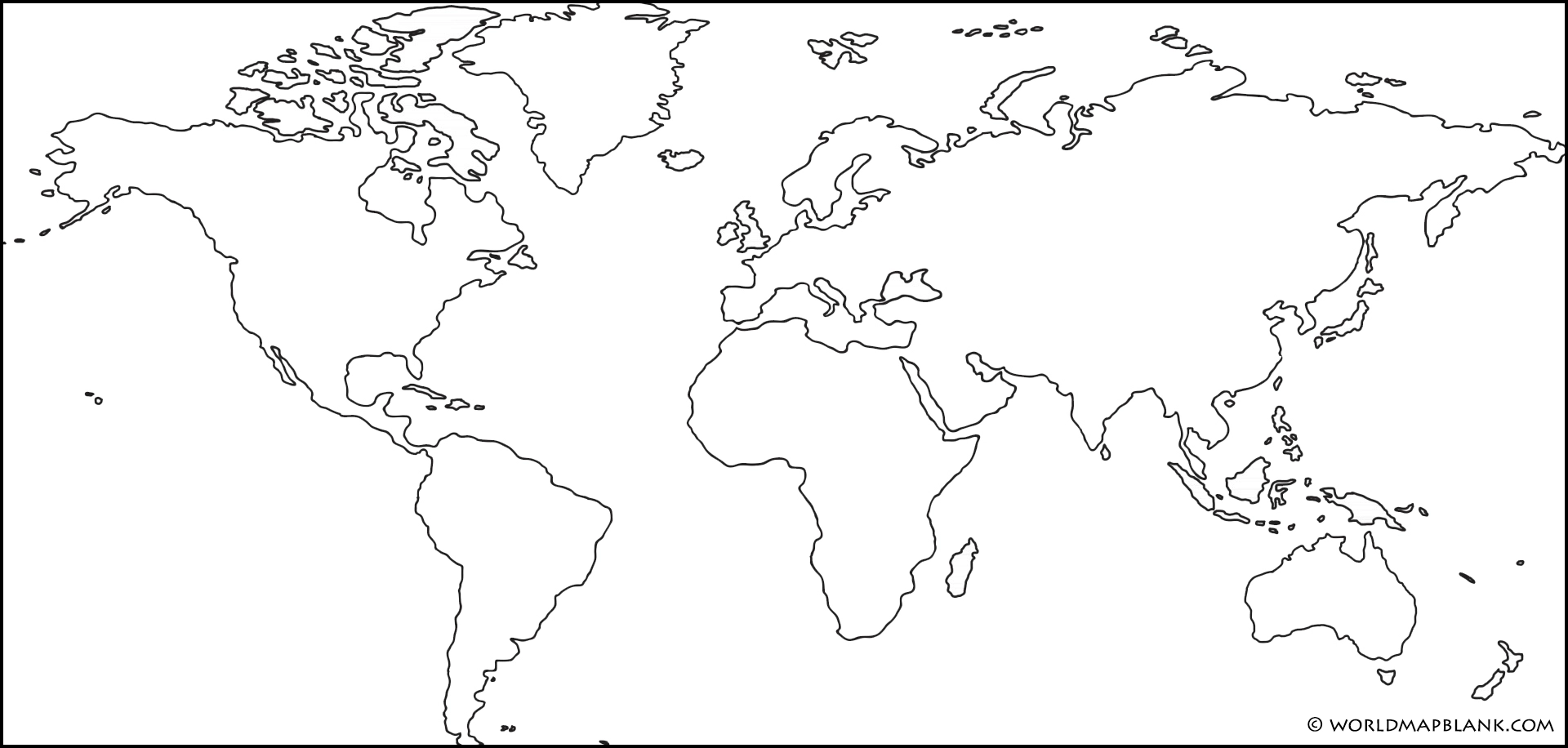 Country Outline Quiz Printable