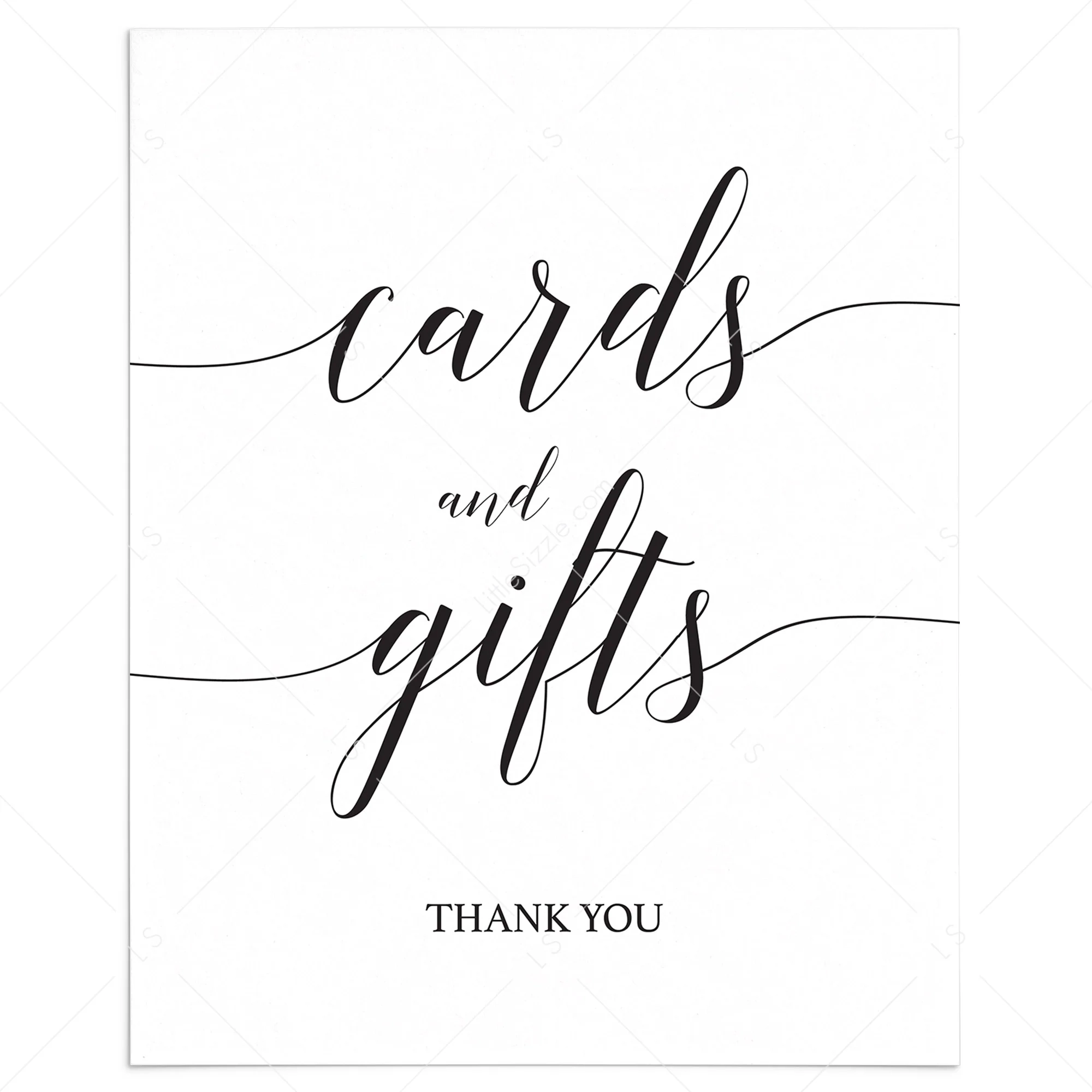 Gift Table Sign Free Printable