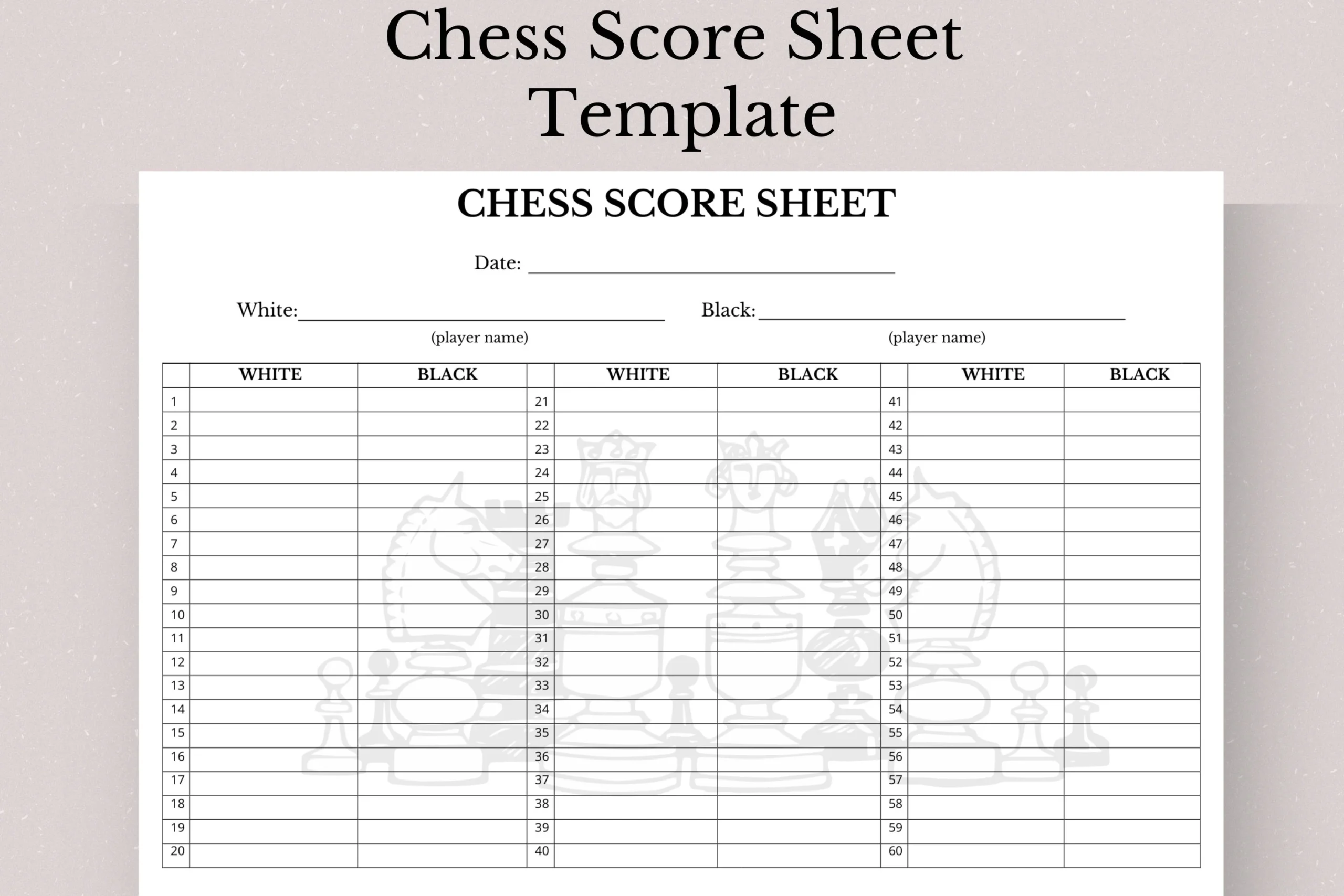 Printable Chess Score Sheet Template Printable Chess Score Card Chess Score Sheet Chess Scoring Guide Chess Board Game Chess Etsy Norway Printable Chess Score Sheet Template Printable Chess Score Card Chess Score Sheet Chess Scoring Guide Chess Board Game Chess Etsy Norway