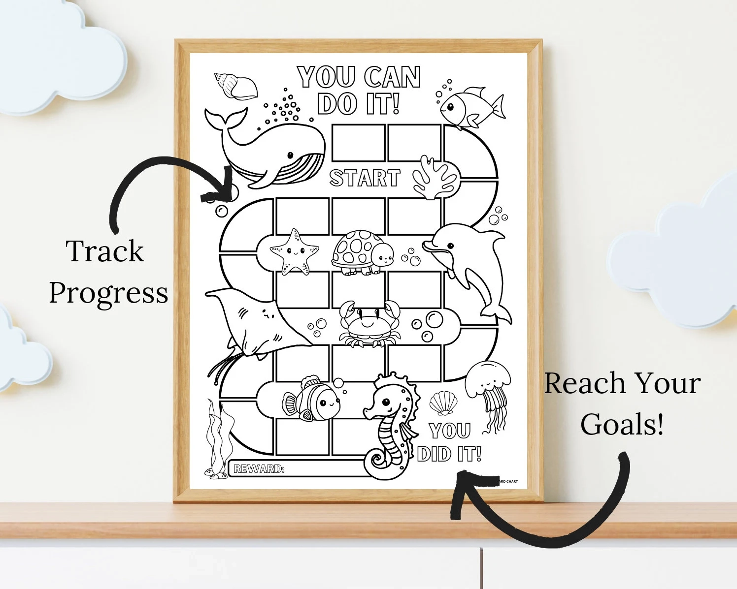 Printable Incenteive Chart To Color